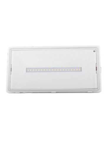 Luminaria de Emergencia LED 3,6 W 280 lm, IP65, 238,5 x 120,5 x 42,2 mm SIMON