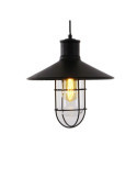 Lámpara de Techo Metalica Vintage E27 60W Color Negro Ø27 x 28 cm EDM
