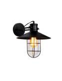Aplique de Pared Metalico Vintage E27 60 W Color Negro Ø32 x 37 x 27,5 cm EDM