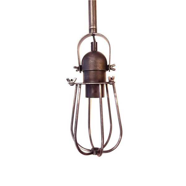 Lámpara de Techo Metalica Vintage E27 60W Color Negro Ø10 x 22 cm EDM