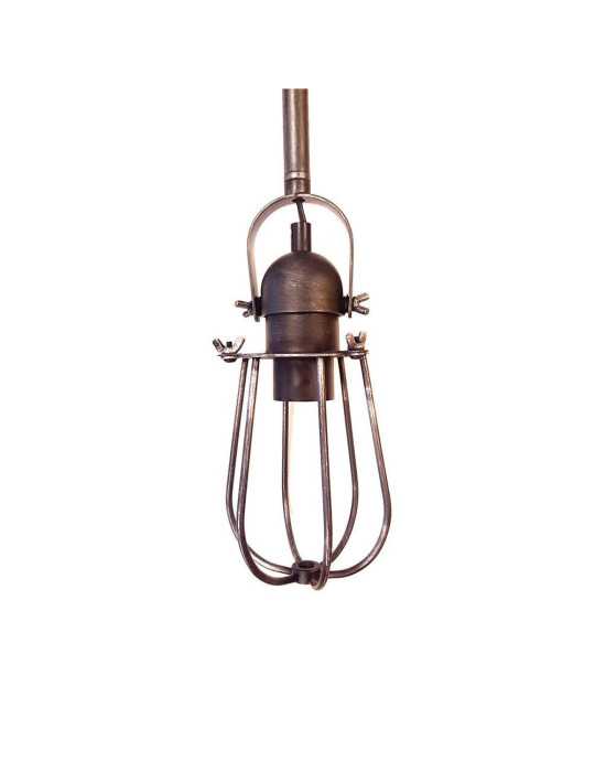 Lámpara de Techo Metalica Vintage E27 60W Color Negro Ø10 x 22 cm EDM