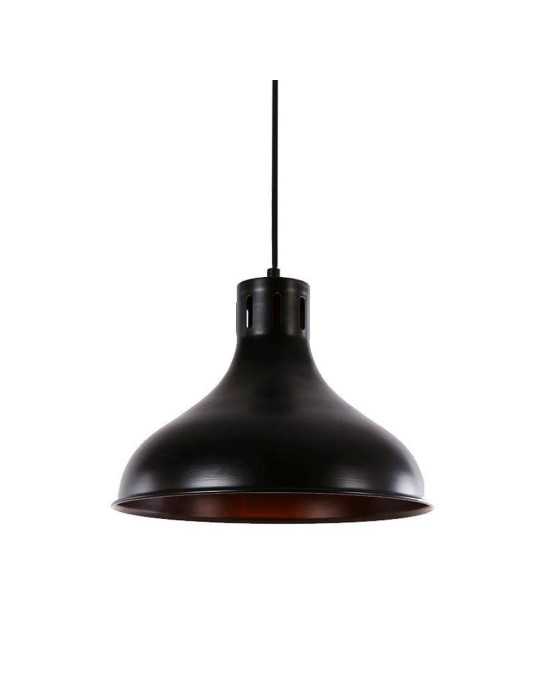 Lámpara de Techo Metalica Vintage E27 60W Color Negro Ø29 x 24 cm EDM