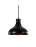 Lámpara de Techo Metalica Vintage E27 60W Color Negro Ø29 x 24 cm EDM