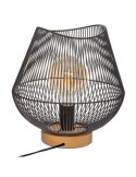 Lámpara de Mesa Color Negro E27 Coleccion 'Jena' 28 x 26 cm ATMOSPHERA