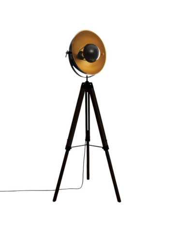 Lampara Tripode Modelo 'Loft Lahti' Negro E27 156,5 x 65 x 57cm ATMOSPHERA