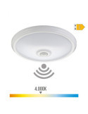 Aplique de Superficie LED con Sensor Crepuscular y Luz de Emergencia IP20 16W 4000 k 1100 lm Luz Dia Ø29 x 6 cm EDM