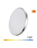 Aplique Super LED de Superficie Marco Cromado 24 w 6500 k 2490 lm Ø38 x 6,2 cm EDM