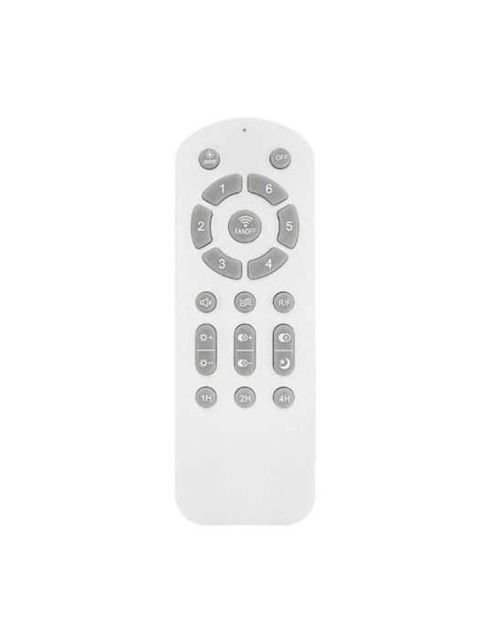 Ventilador de Techo LED 3CCT Aspas Retráctiles Moss 72 W 7920 lm Níquel, Aspas Ø106 cm, Plafón Ø48,5 cm, Altura CRISTALRECORD