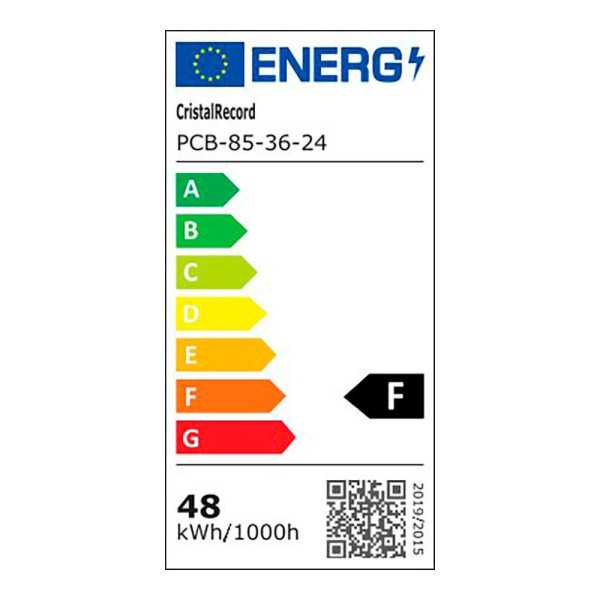 Ventilador de Techo LED 3CCT Aspas Retráctiles Moss Mini 46 W 5520 lm Níquel, Aspas Ø92 cm, Plafón Ø39 cm, Altura CRISTALRECORD