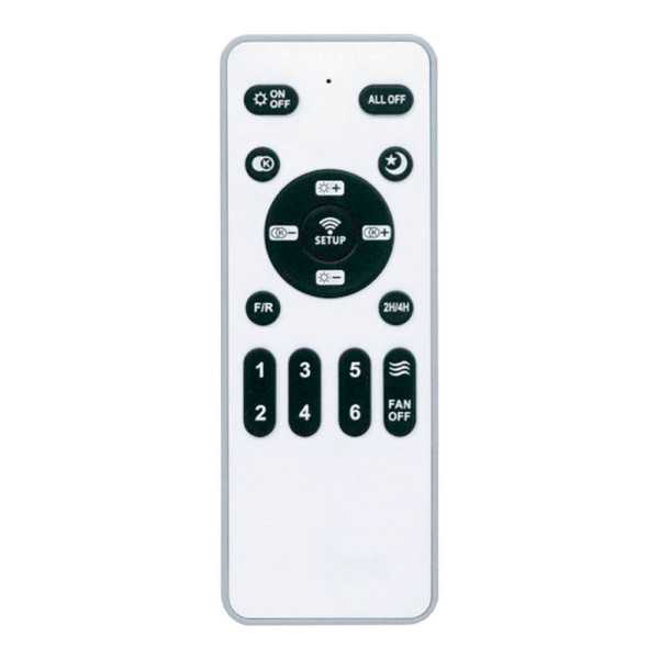 Ventilador de Techo LED 3CCT Aspas Retráctiles Antila Mini 40 W 4000 lm Plata, Aspas Ø92 cm, Plafón Ø40 cm, CRISTALRECORD