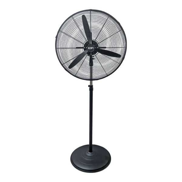 Ventilador Industrial de Pie 150 W, Negro, Ø60 cm EDM