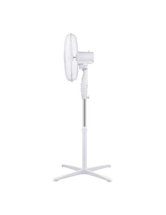 Ventilador de Pie 38 W, Blanco, Ø40 cm, Pack de 2 unidades en una Caja EDM