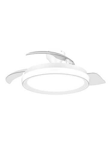Ventilador de Techo con Aspas Retráctiles, LED 3 Cct, DC 28 W + 35 W, Modelo Bliss, Blanco, Ø106 cm PHILIPS