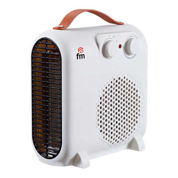 Termoventilador 2000W Vertical/Horizontal DUAL-2000, Blanco FM CALEFACCIÓN