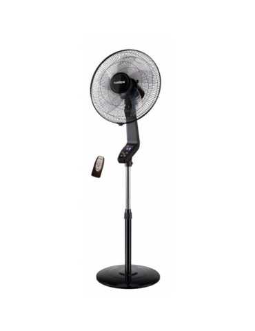 Ventilador de Pie Coín Black 50 W Ø40 cm, Negro, 40 x 40 x 129 cm BASTILIPO