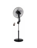 Ventilador de Pie Coín Black 50 W Ø40 cm, Negro, 40 x 40 x 129 cm BASTILIPO