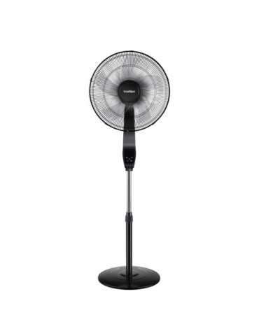 Ventilador de Pie Coín Black 50 W Ø40 cm, Negro, 40 x 40 x 129 cm BASTILIPO 2