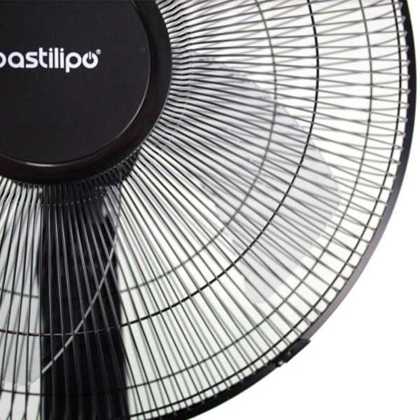 Ventilador de Pie Coín Black 50 W Ø40 cm, Negro, 40 x 40 x 129 cm BASTILIPO