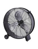 Ventilador Industrial de Suelo, con Ruedas, Negro 180 W, 59,8 dB, Ø65 cm EDM