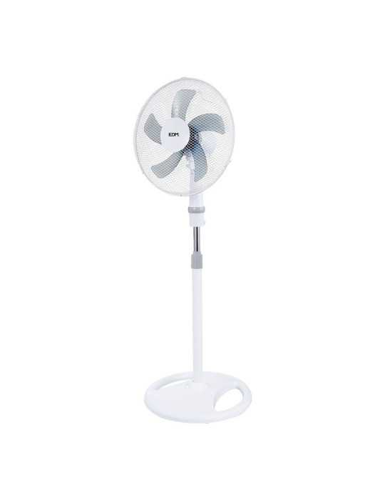 Ventilador 3 en 1, Blanco, Potencia 45 W, Aspas Ø40 cm, Altura Regulable 107-133 cm EDM