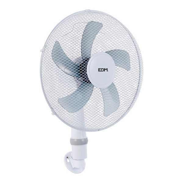 Ventilador 3 en 1, Blanco, Potencia 45 W, Aspas Ø40 cm, Altura Regulable 107-133 cm EDM