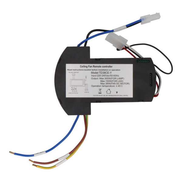 Recambio Mando A Distancia Más Receptor para Ventilador Bering 33821 EDM