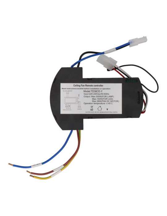 Recambio Mando A Distancia Más Receptor para Ventilador Bering 33821 EDM