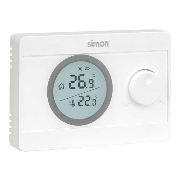 Termostato Digital On/Off, Blanco SIMON