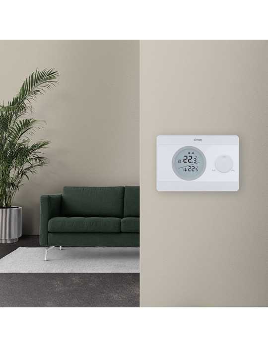 Termostato Digital On/Off, Blanco SIMON