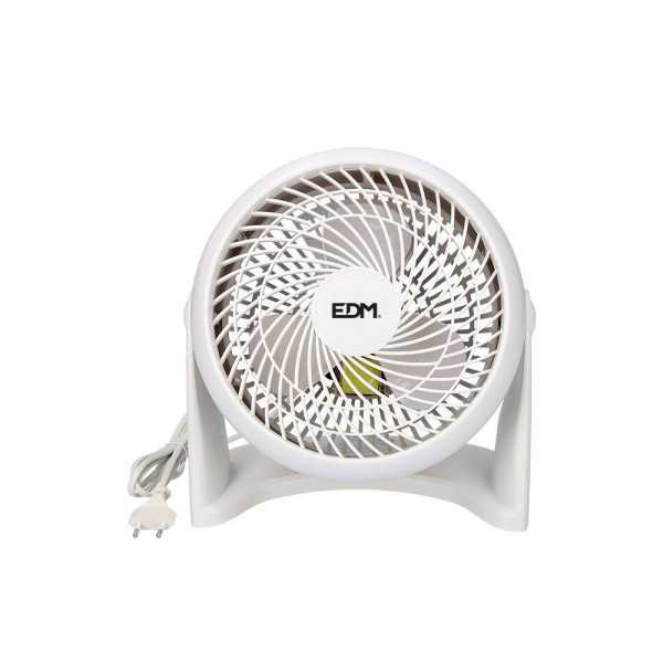 Ventilador 2 en 1 (Suelo y Pared), Blanco, Potencia 50 W, 55,65 dB, Aspas Ø18 cm 26,5 x 15,5 x 27,7 cm EDM