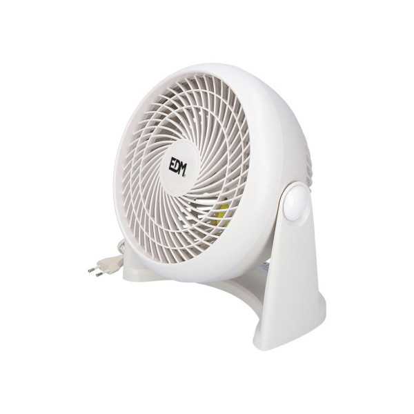 Ventilador 2 en 1 (Suelo y Pared), Blanco, Potencia 50 W, 55,65 dB, Aspas Ø18 cm 26,5 x 15,5 x 27,7 cm EDM