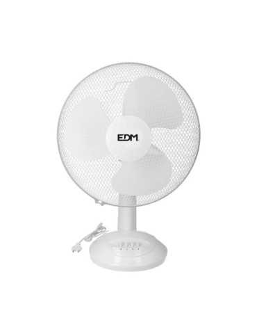 Ventilador de Sobremesa Blanco: 35W, 53,4 dB, Aspas: Ø30 x 48 cm EDM