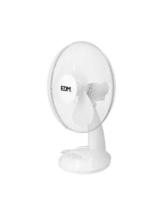 Ventilador de Sobremesa Blanco: 35W, 53,4 dB, Aspas: Ø30 x 48 cm EDM