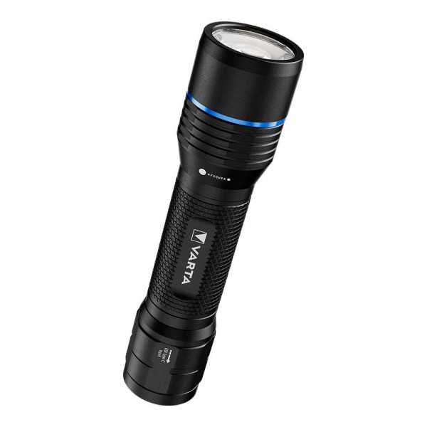 Linterna Táctica Night Cutter Pro F20R Recargable 1000 lm IP67 + Cordón y Riñonera VARTA