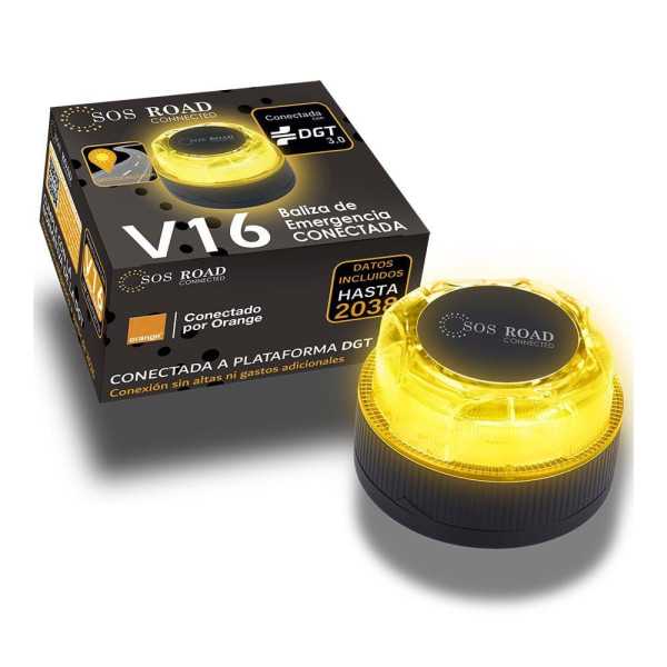 Baliza V16 de Emergencia Homologada Conectada Geolocalizable con Dgt 3.0 Sos Road SOS ROAD CONNECTED