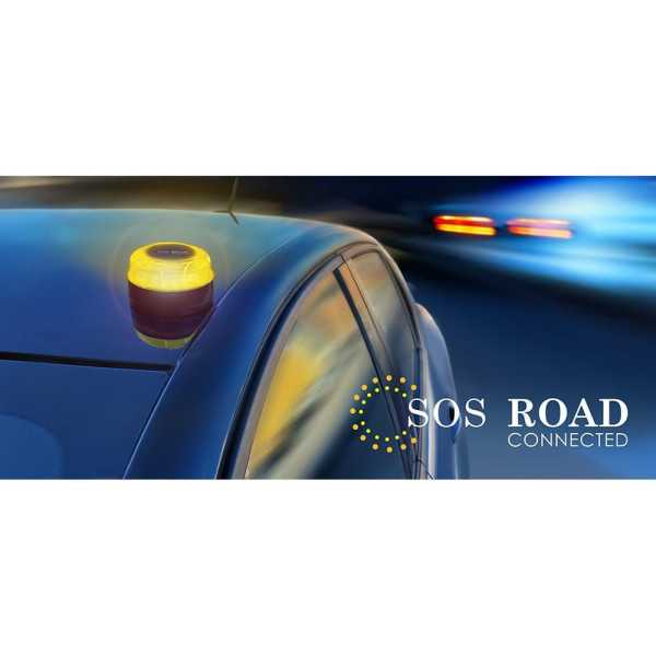 Baliza V16 de Emergencia Homologada Conectada Geolocalizable con Dgt 3.0 Sos Road SOS ROAD CONNECTED
