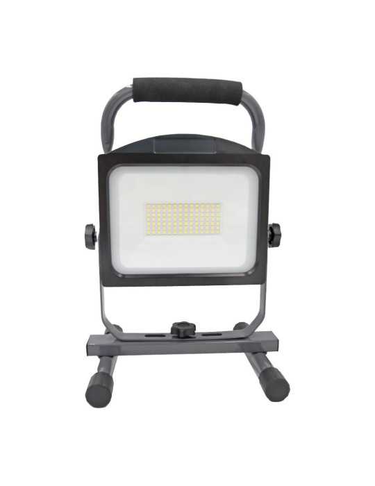 Foco Proyector LED Recargable y Portátil, 50 W, 5000 lm, 6500 K EDM