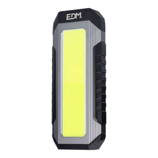 Linterna LED de Aluminio 10 W Recargable EDM