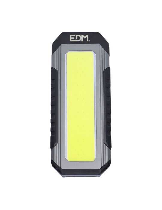 Linterna LED de Aluminio 10 W Recargable EDM