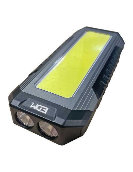 Linterna LED de Aluminio 10 W Recargable EDM