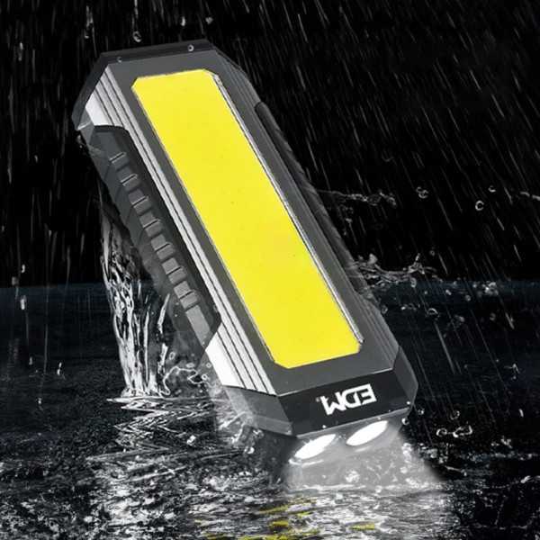 Linterna LED de Aluminio 10 W Recargable EDM