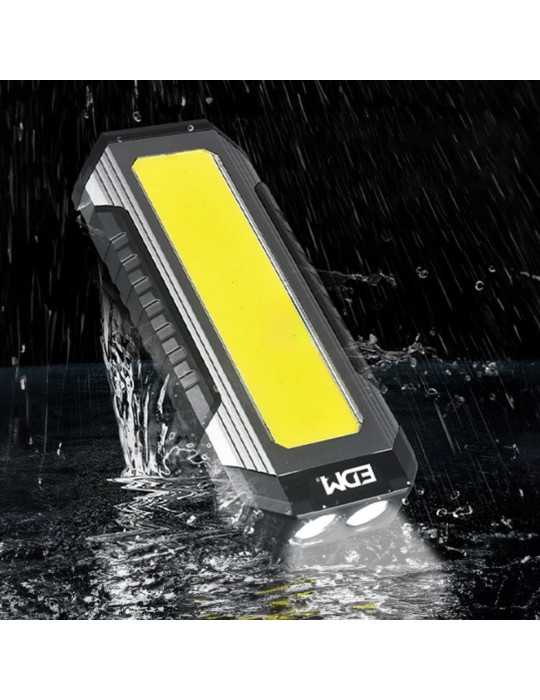 Linterna LED de Aluminio 10 W Recargable EDM