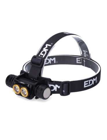 Linterna LED Frontal Thunder Track 3000 lm, Recargable EDM
