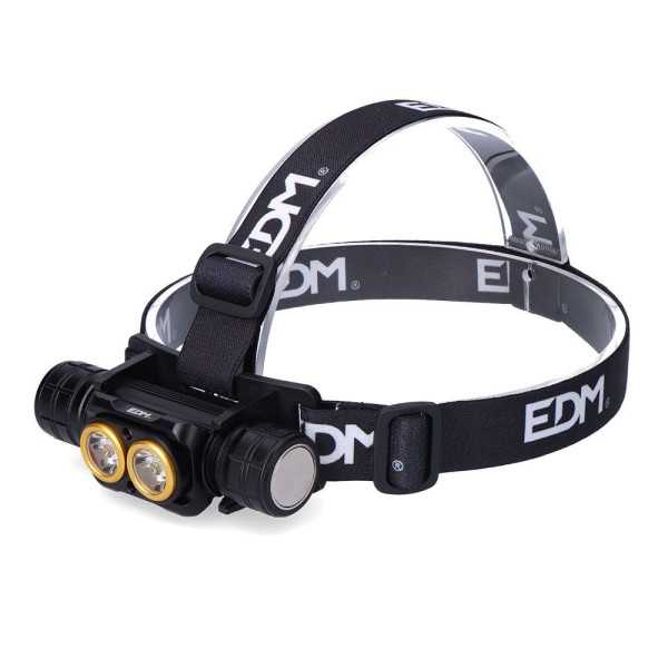 Linterna LED Frontal Thunder Track 3000 lm, Recargable EDM