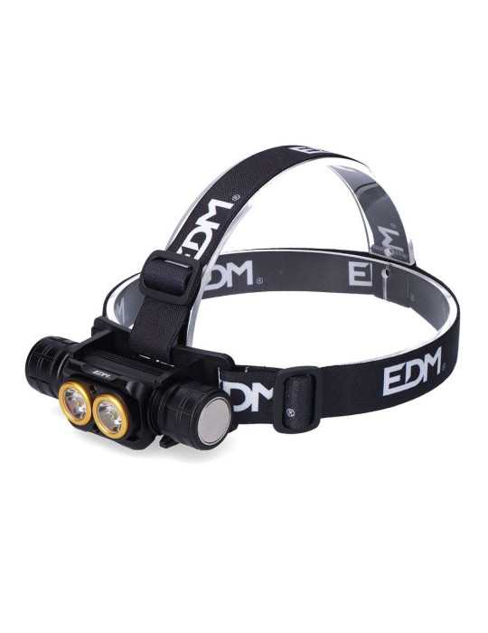 Linterna LED Frontal Thunder Track 3000 lm, Recargable EDM