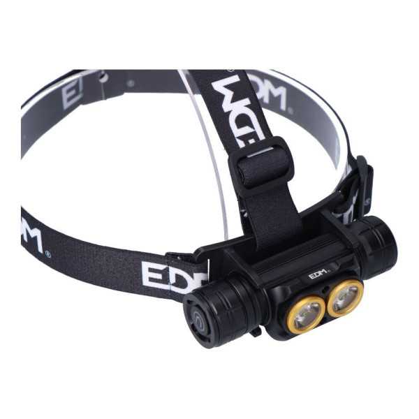 Linterna LED Frontal Thunder Track 3000 lm, Recargable EDM