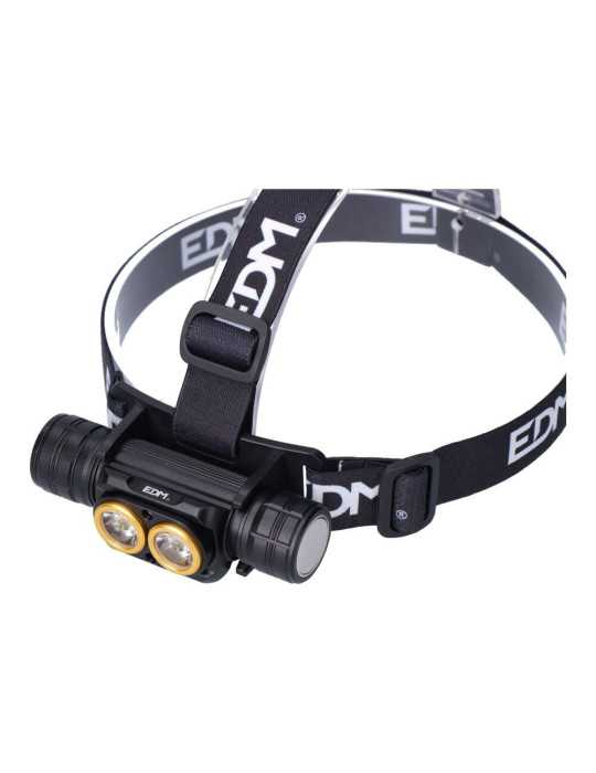 Linterna LED Frontal Thunder Track 3000 lm, Recargable EDM