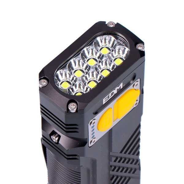 Linterna LED de Largo Alcance 10000 lm EDM