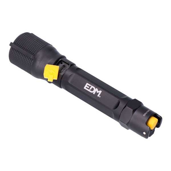 Linterna LED Táctica Wolf X2 Recargable 1500 lm / 450 lm, IP67, Ø4,0 x 17,8 cm EDM