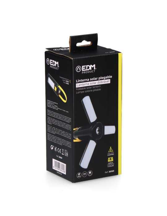 Linterna Solar Force T1 Plegable Recargable USB EDM